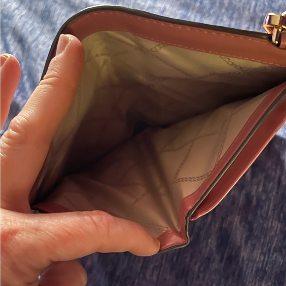 Pink Michael Kors Jet Set Double Zip Wristlet Phone Wallet - Picture 7 of 7